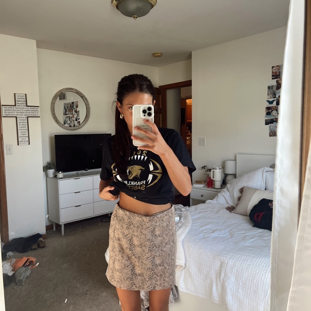 TILLYS PRINTED SKIRT🐻🥥🤎